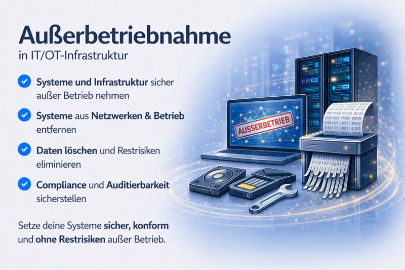 Kontrollierte Außerbetriebnahme mit UPTR zur Gewährleistung sicherer Datenverarbeitung und vollständigem Lebenszyklusabschluss