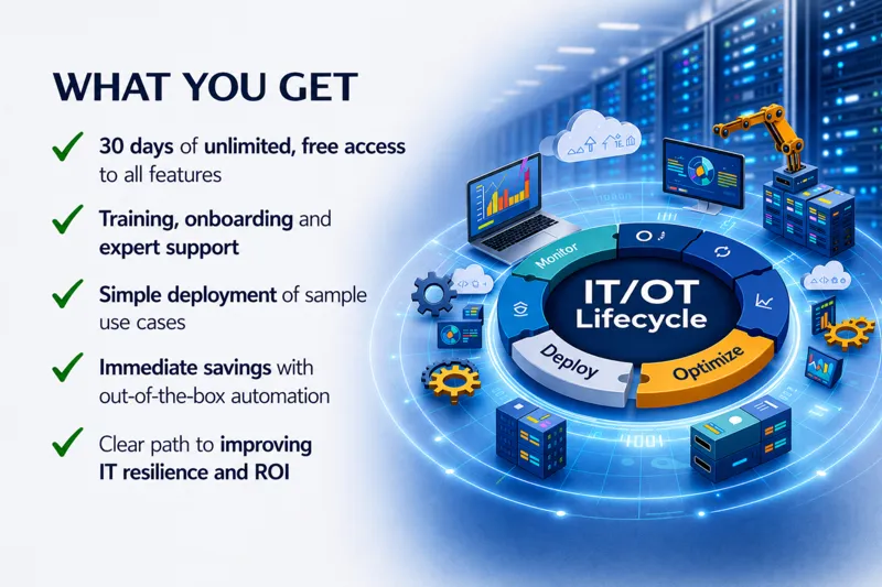 Proof of Value results showing reduced operational risk, faster deployment and reproducible IT and OT infrastructure.
