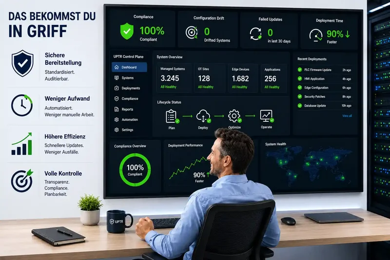 Die Ergebnisse des Proof of Value zeigen ein reduziertes operationelles Risiko, eine schnellere Bereitstellung und eine reproduzierbare IT- und OT-Infrastruktur.