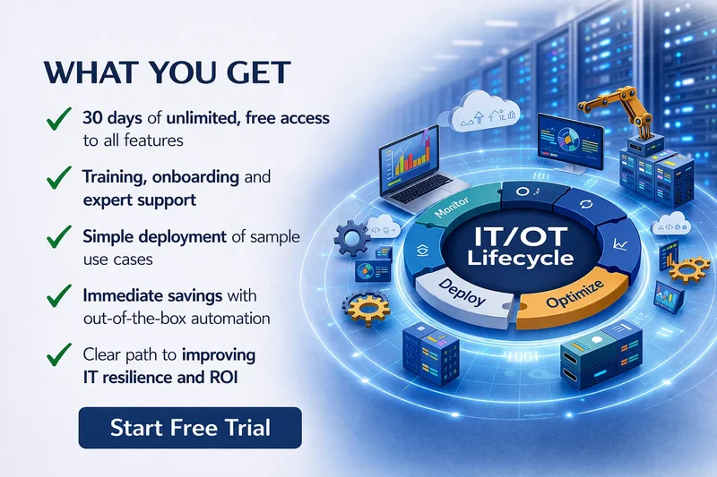 Proof of Value results showing reduced operational risk, faster deployment and reproducible IT and OT infrastructure.