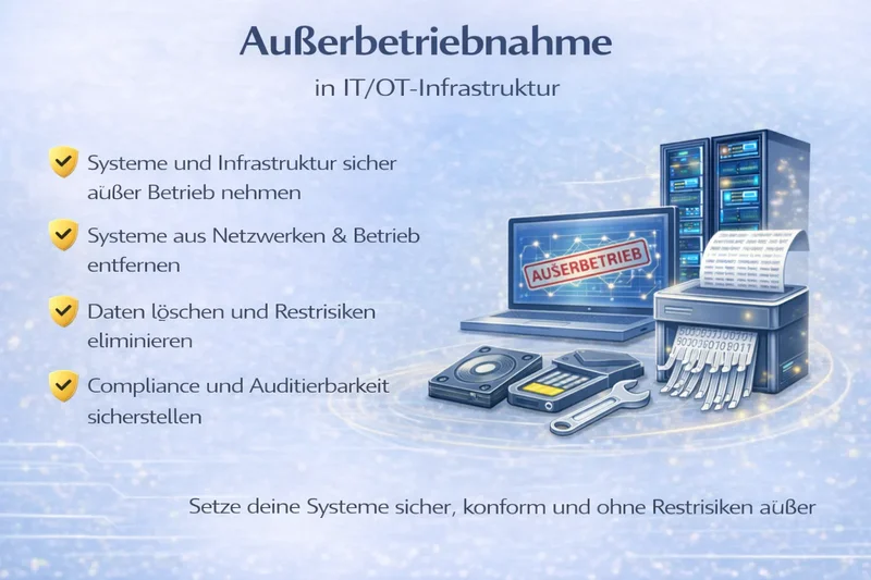 Kontrollierte Außerbetriebnahme mit UPTR zur Gewährleistung sicherer Datenverarbeitung und vollständigem Lebenszyklusabschluss
