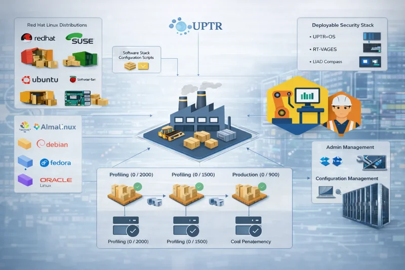Automated IT/OT Infrastructure Operations with UPTR platform enabling system Lifecycle Management and Compliance.